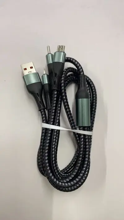 100W süper hızlı şarj beşi bir arada veri kablosu iki ila üç Apple Huawei Xiaomi Android tip-c şarjı için uygundur - 13