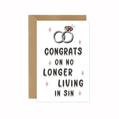 Funny Cat Meme Wedding Card, Anniversary Greeting Card