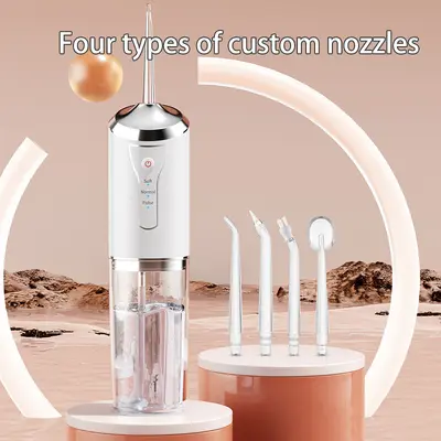 跨境便携式家用电动冲牙器口腔清洁去结石洗牙机水牙线IPX7防水