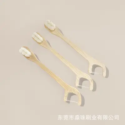 跨境爆珠牙刷一次性户外旅行牙刷迷你便携牙刷牙线漱口水套装批发