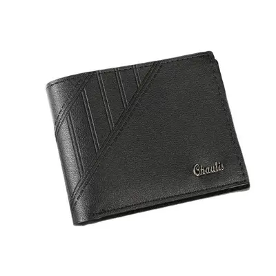 Men's Short Leather Wallet with Multiple Card Slots, Large Capacity - 6