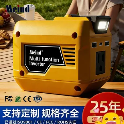 200W Lityum Pil İnvertörü Dewalt 18V/20V Uyumlu, 110V ABD Standardı, PD20W+QC3.0 - 2