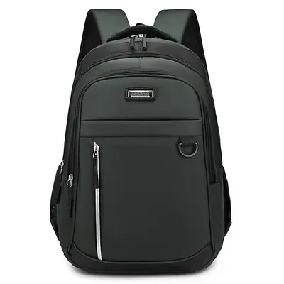 Waterproof Nylon Backpack Laptop Compartment Large Capacity - 10