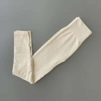 Women's Solid Color Stretch Outerwear Leggings, Spring Summer Style - 6