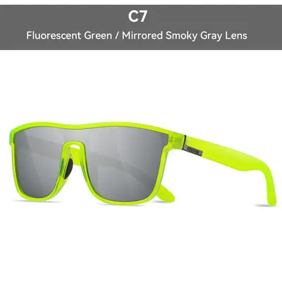 KDEAM große Sonnenbrille neu polarisiert einteilig Sportsonnenbrille winddicht Sonnenbrille Metallscharnier KD528-PLUS - 11