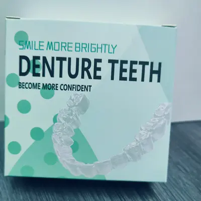 Simulated Teeth Cover for Upper and Lower Teeth, Whitening, Non-Perforated - 10