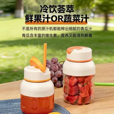Taşınabilir meyve sıkacağı, şarjlı, 1L, buz kırıcı - 7