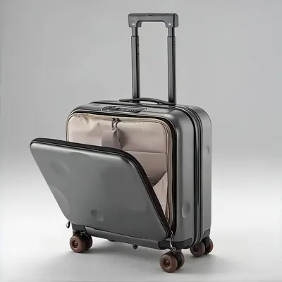 20-inch suitcase, front-opening, lightweight, carry-on - 9