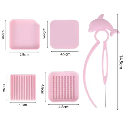 DIY Perler Bead Tool Set for 2.6mm Small Beads with Sorting Shovel and Storage Box