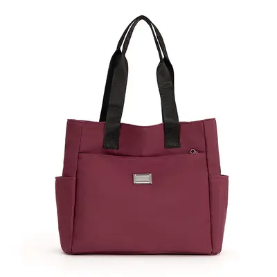Women's Lightweight Oxford Fabric Tote Bag - 5