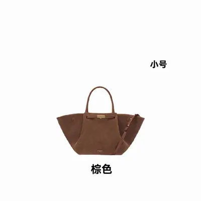 Demellier Flügeltasche, echtes Leder, große Tote-Tasche - 9
