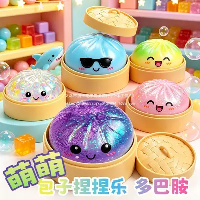 Weiches Stress-Relief-Spielzeug, Dampfbrötchen-Form
