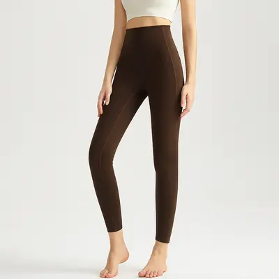 Damen-Yogahose, hohe Taille, Po-Lifting, antibakteriell - 10