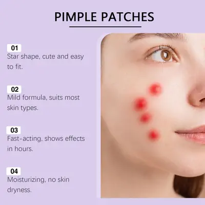 JAYSUING Star-Shaped Acne Patch for Covering Facial Blemishes