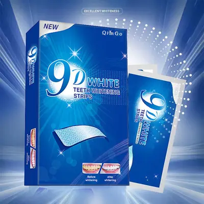 9D Teeth Whitening Strips, Yellow Stain Remover - 4