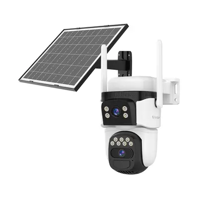 Solar-Powered 360° Panoramic Surveillance Camera, High Definition, Waterproof - 6