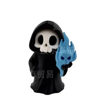 Q Versiyon Ölüm Meleği Figürü, Halloween 3D Baskı Oyuncak - 7