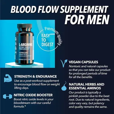 Citrulline Arginine Compound Capsules, Nitric Oxide Supplement for Fitness and Sports - 4