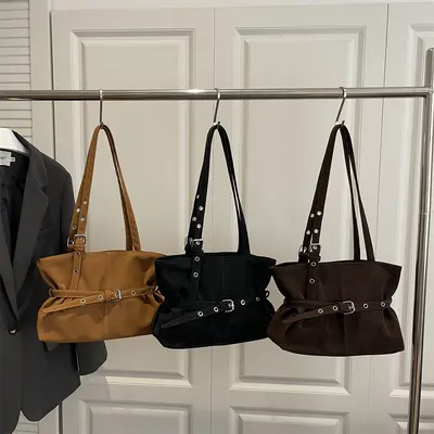 Women's Motorcycle-Style Underarm Bag Niche Design 2026 - 5