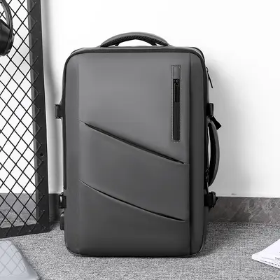 Waterproof Business Backpack with USB Laptop Compartment