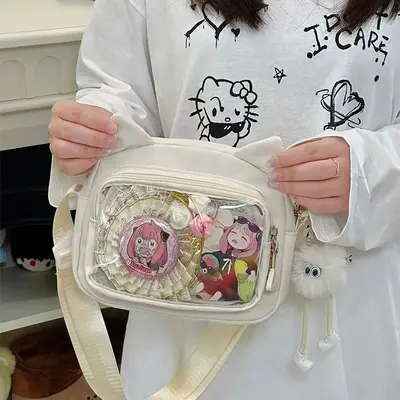 Mini omuz çantası, sevimli darı tasarım, kadın cep telefonu çantası - 3