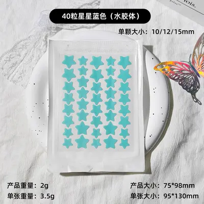 Tea tree oil acne patch 40 pieces star shaped - 11
