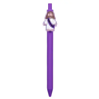 Cartoon PVC Click Ballpoint Pen, Candy Colours - 8