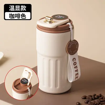 316 Stainless Steel Thermos Mug with Smart Temperature Display - 9