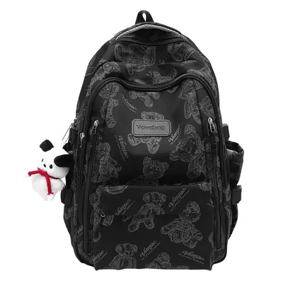 2024 New Large Capacity Stylish Backpack Daily Versatile Men and Women Backpack High School Student Campus Student Bag - 7