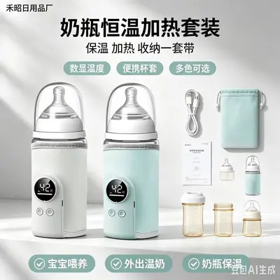 Universal Baby Bottle Warmer Sleeve, Portable, Constant Temperature - 3