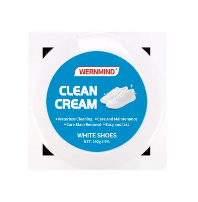 White Shoe Cleaning Cream for Sneakers and Leather Care - 7