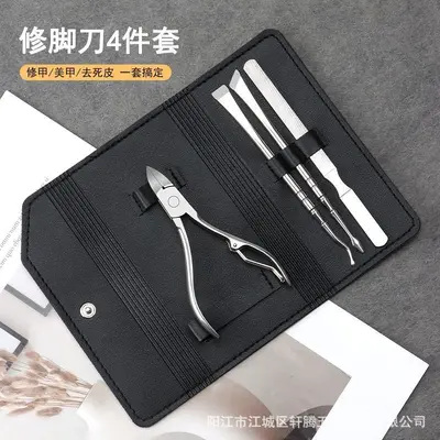 Pedicure tool set with nail scissors and scraper - 8