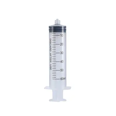 10ml Screw-Tip Veterinary Feeding Syringe, Plastic, for Lab Use - 6