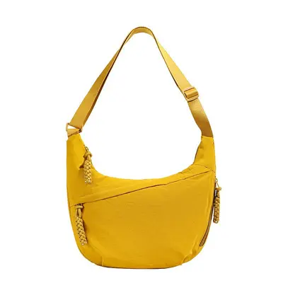 Weizenähre-Maultaschen-Tasche verdickte Nylontasche Damentasche Pendlertasche Schultertasche mit mehreren Reißverschlussfächern große Kapazität Einzelschultertasche mit Quaste - 13