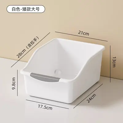 Tilted-opening kitchen spice storage basket large capacity - 7