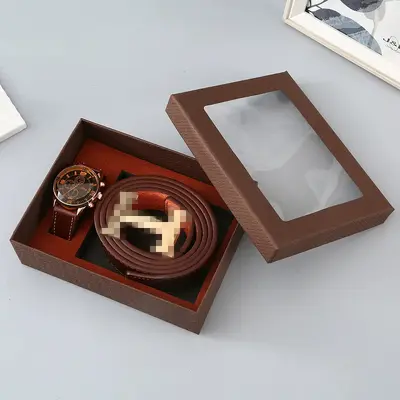 Herrn-Geschenkset mit Geldbörse und Gürtel - 10