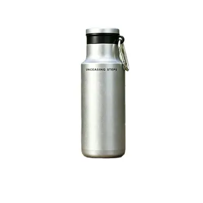 Erkek Spor Termos Bardak 316L Paslanmaz Çelik, Taşıma Askılı, Outdoor Su Şişesi - 5