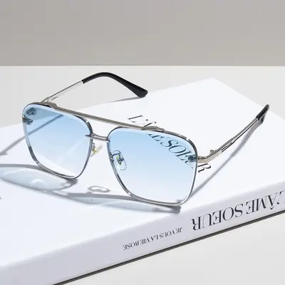 Pilot Sunglasses for Men, Driving UV Protection, Anti-Glare Sunglasses for Men, Travel Driving Super Cool Eyewear, Trendy