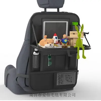 Auto-Sitztasche, Sitzsacktasche hinten, iPad-Hängetasche, Rücksitze Oxford-Stoff Anti-Kick-Kleintisch
