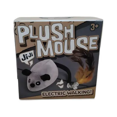 Remote Control Electric Plush Mouse Cat Toy, Realistic Design - 10