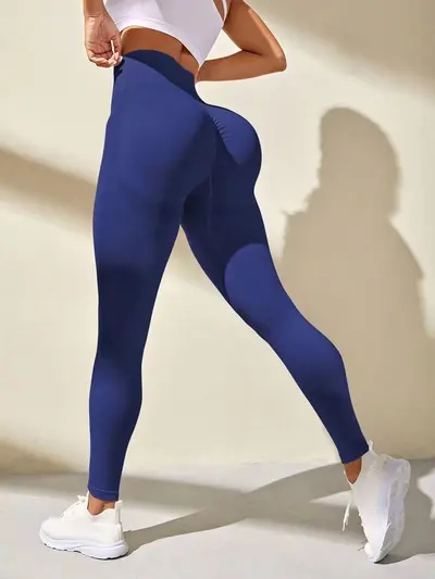 Seamless Yoga Leggings, High-Waist, Butt-Lifting - 9