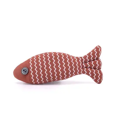 Catnip Linen Fish Cat Toy, Chew-Resistant for Kittens - 8