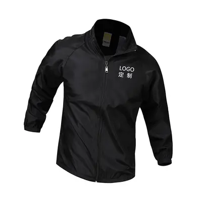 Men's winter workwear jacket with custom logo print, long sleeve - 9
