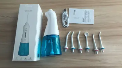 跨境新款便携式家用电动冲牙器洗牙器牙齿清洁器口腔护理护龈 - 11