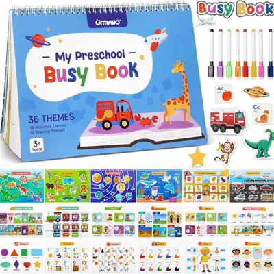 Kinder-Activitybuch zum Mitnehmen, langlebig und reißfest - 2
