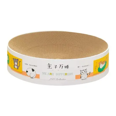 Cat Scratcher Board with Bowl, Extra Large Corrugated Cardboard Cat Bed - 6