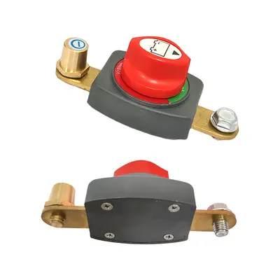 Brass Battery Terminal Disconnect Switch, High Current, Car Modification