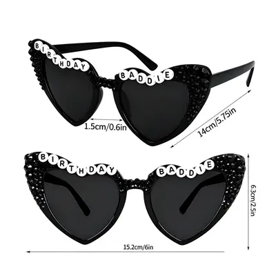 Birthday Party Glasses Set with Black Strap - 3