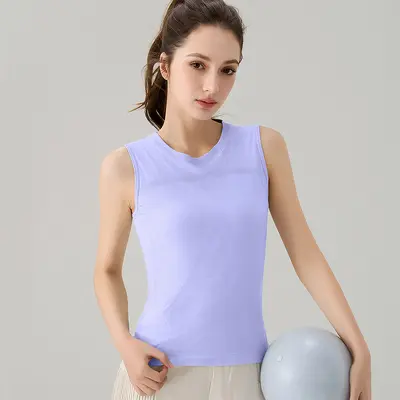 Women's Summer Yoga Tank Top, Pilates and Running Training Wear - 12
