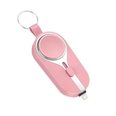Keychain Ultra-Thin Mini Power Bank 2000 mAh with Wireless Charging, 2-in-1 - 11